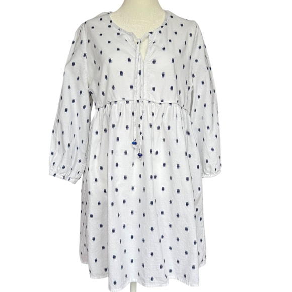 tyler boe Courtney Clip Dot A Line Mini Dress Sz S - Picture 3 of 9